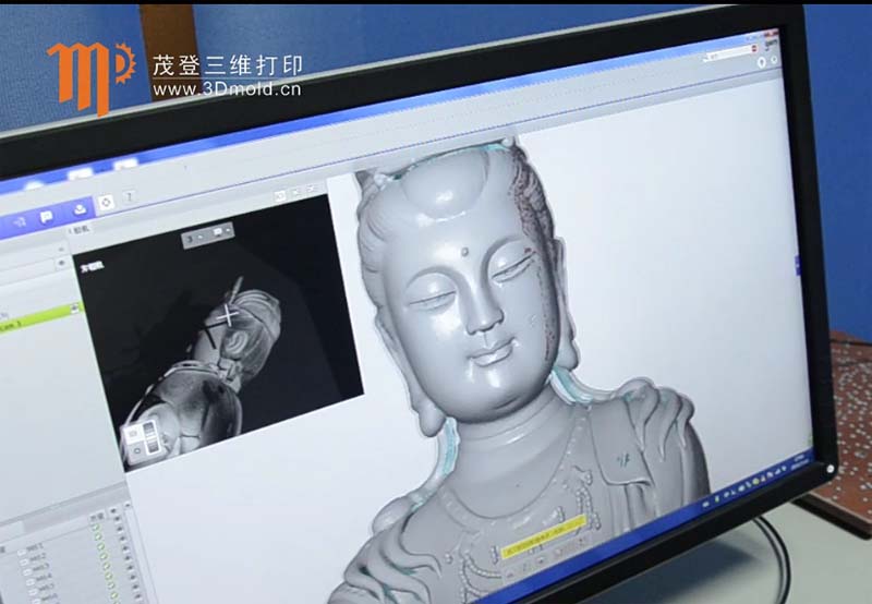 3D扫描打印佛像
