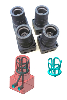 3D打印模具随形水路